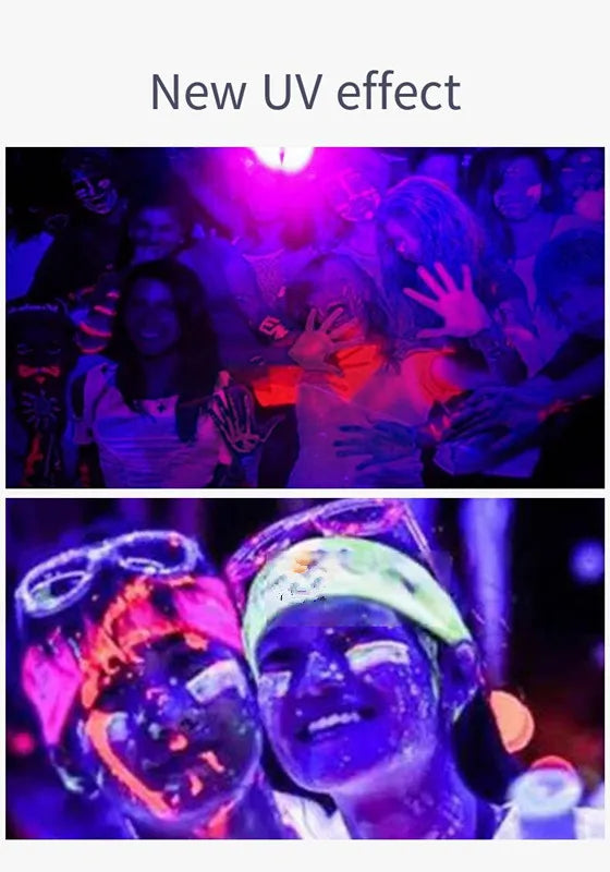 DJ Lamp - Disco Party Lamp - USB 8-Pin Multi-Pattern Remote Control Sound-Controlled Strobe Lamp