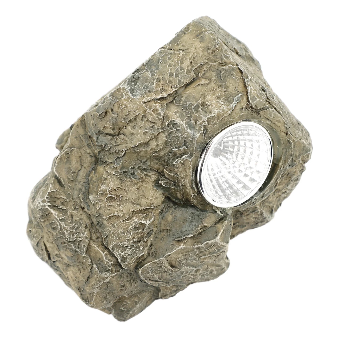 Solar Powered Lighted Stone Hide A Key