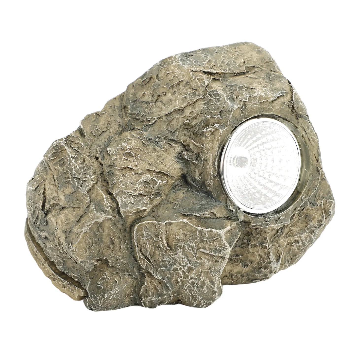 Solar Powered Lighted Stone Hide A Key