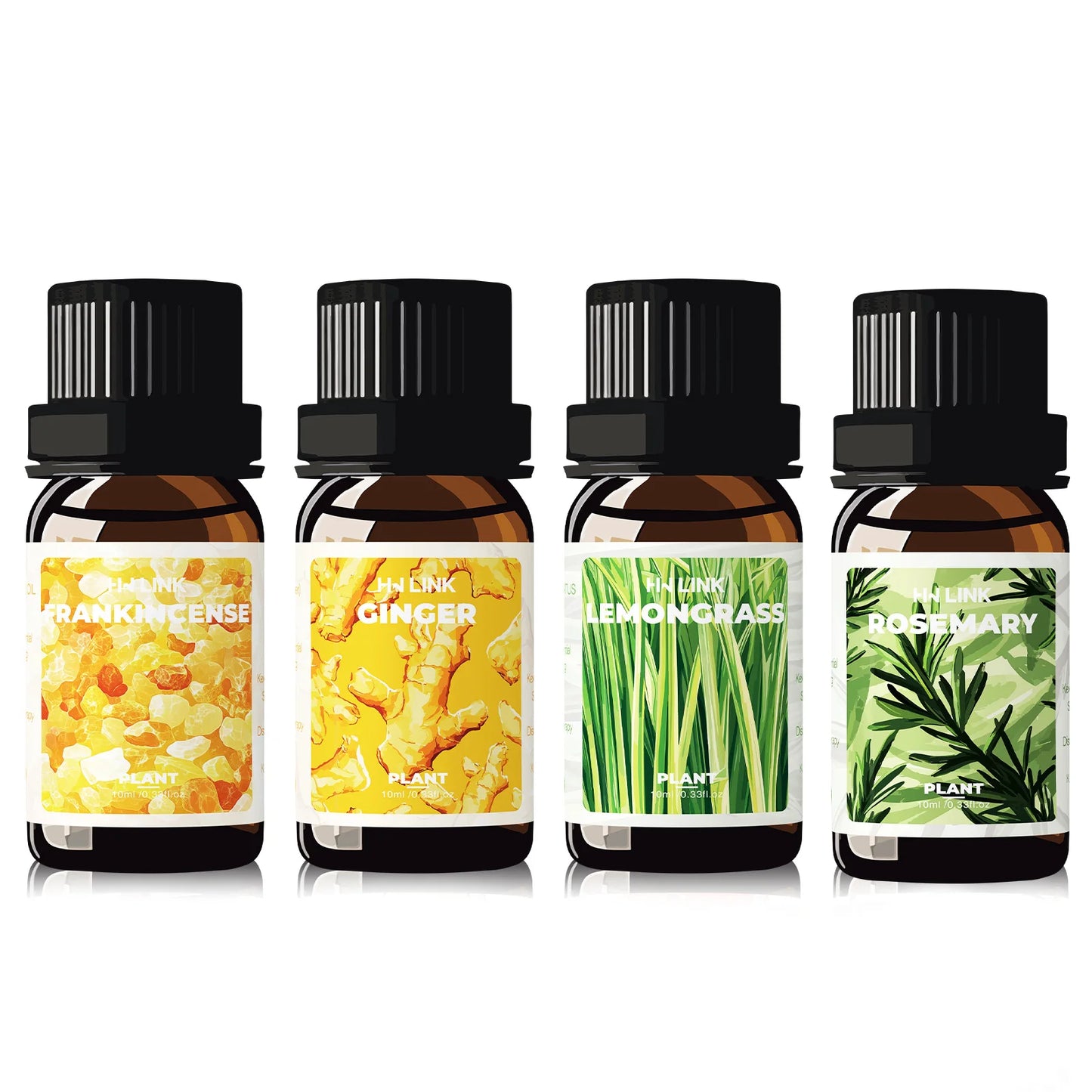 4pc Essential Oils Natural Plant 16 scents
