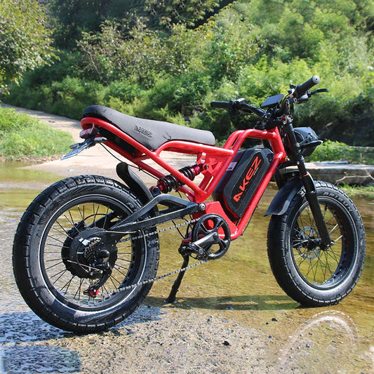Electric Mountain Fatbike 20-Inch Fat Tire E-Bike Electric Dirt Bicycle