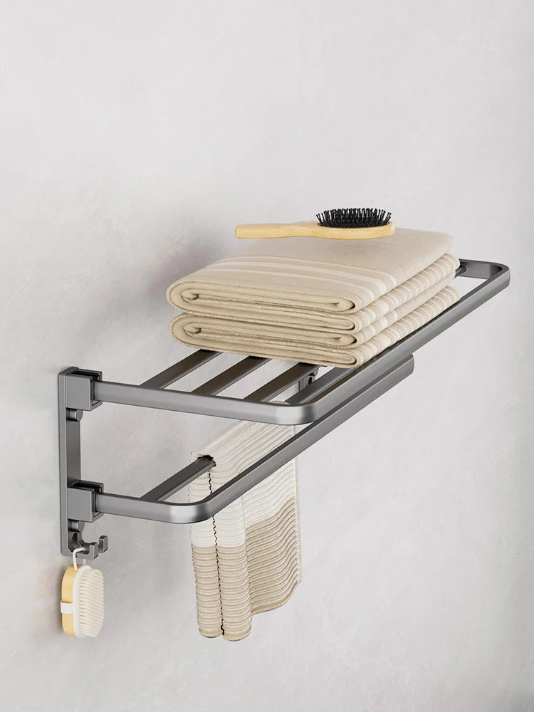 Wall Mount Aluminum Towel Rack