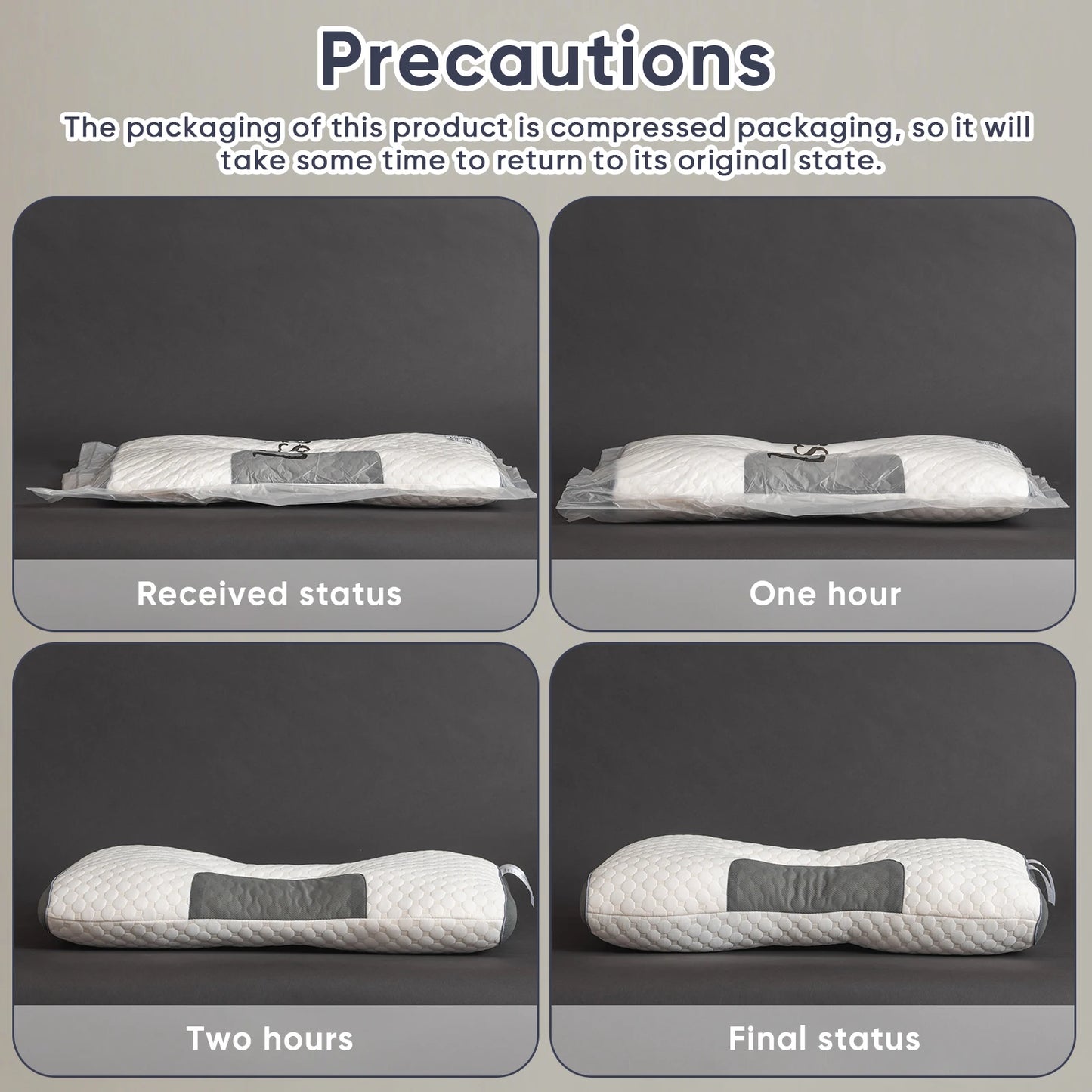 Ergonomic Orthopedic Contour Support, High Quality Pillow