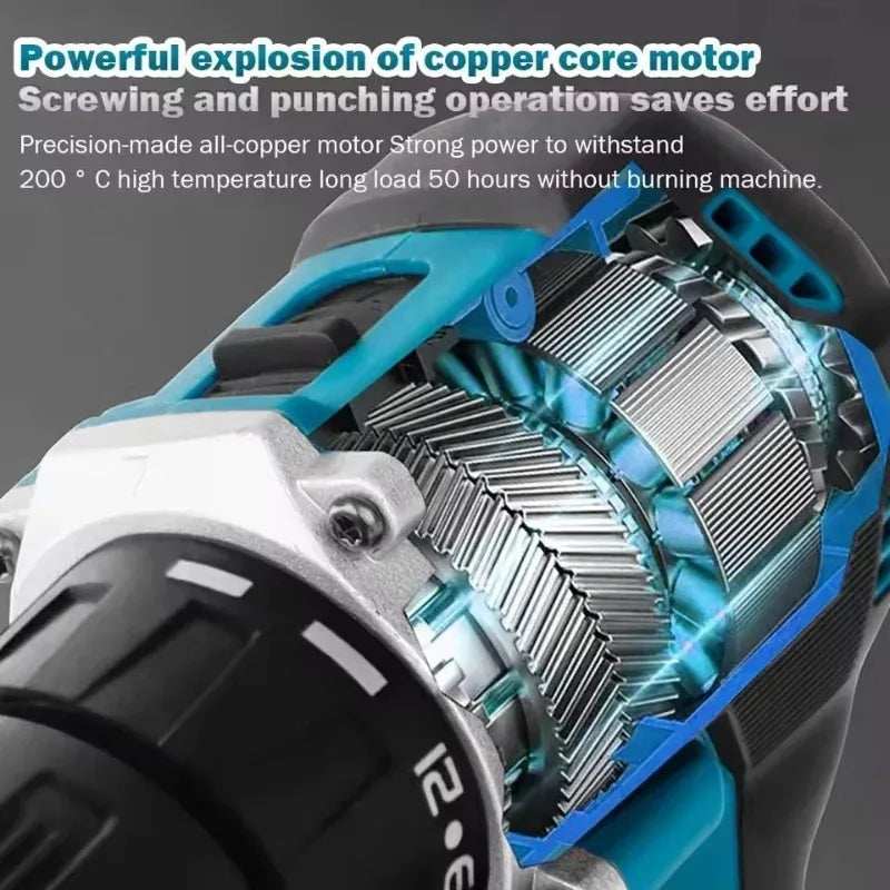 Makita DDF487 18V Brushless Electric Drill Impact Tool Professional Power Tools