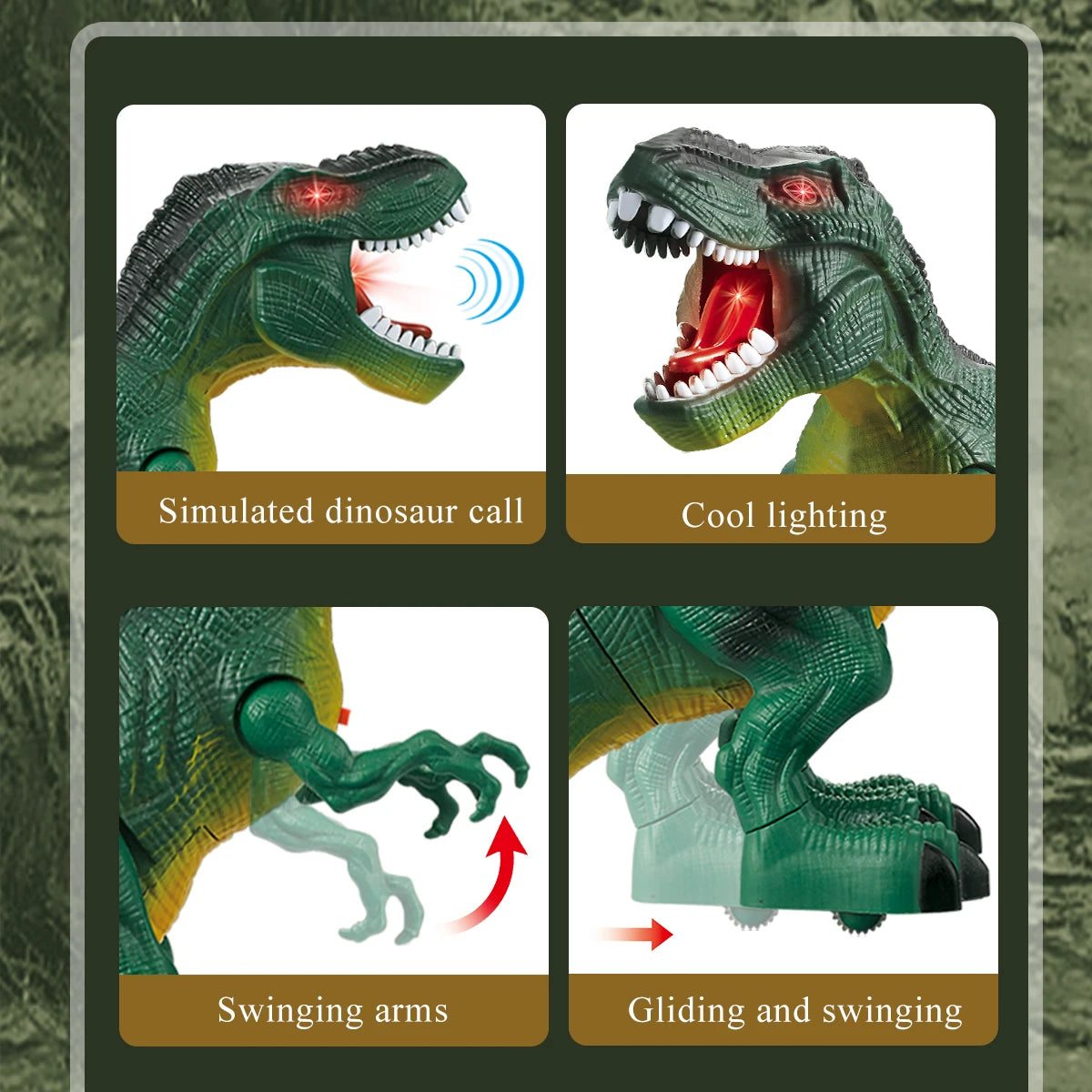 Remote Control Dinosaur Simulated Tyrannosaurus Rex Dinosaur Electronic Walking Robot