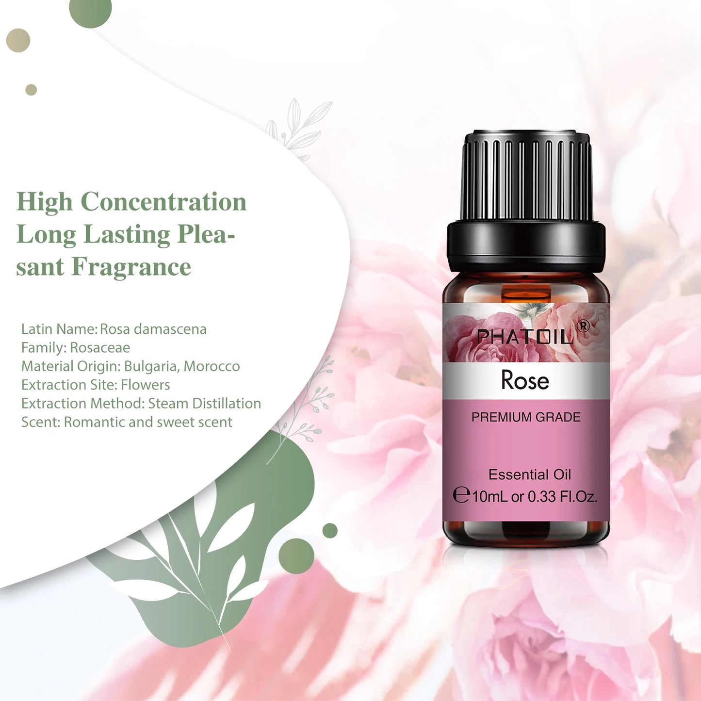 PHATOIL Natural Plant Essential Oil 10ml for Diffusers