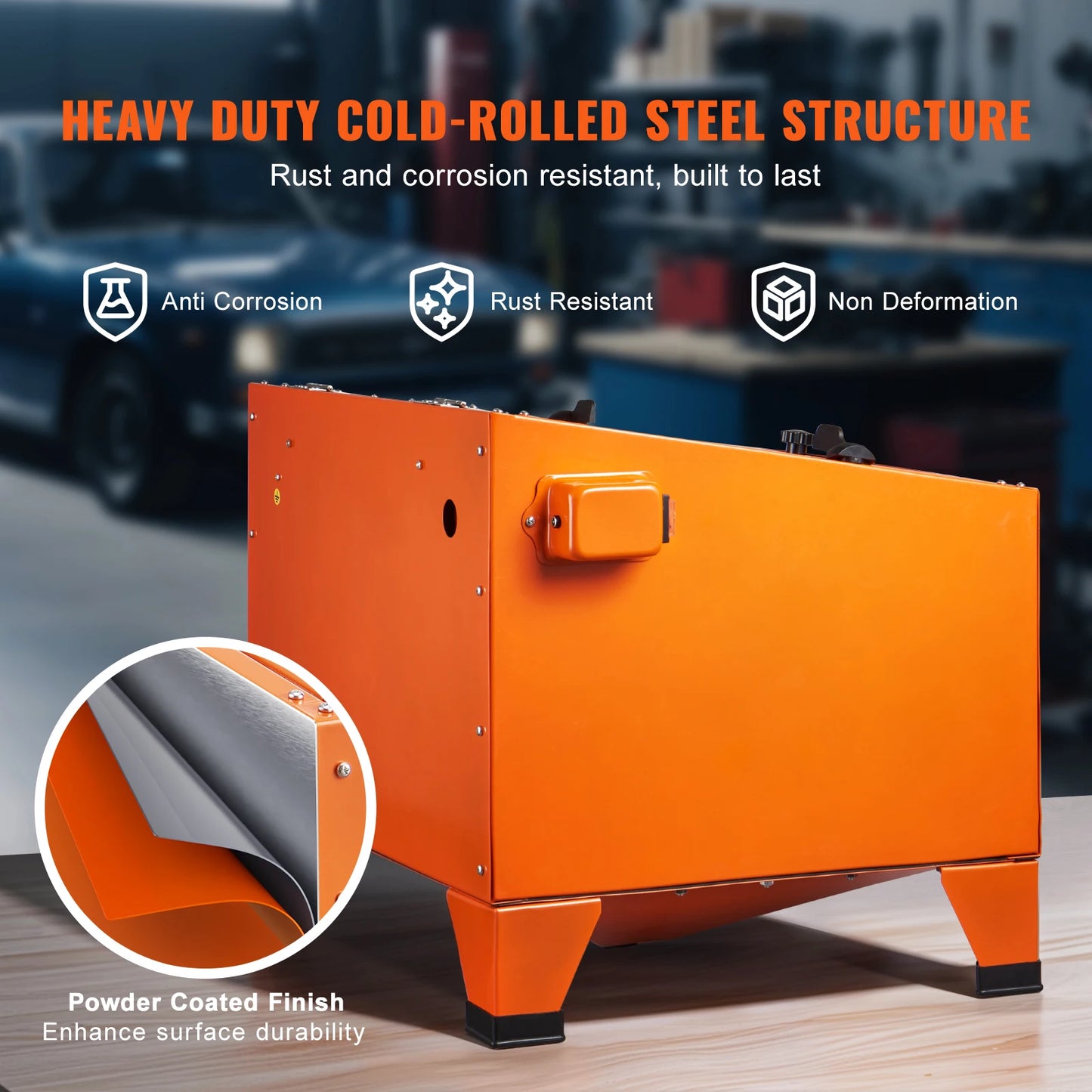 SucceBuy 25/40/60Gallon Sandblasting Cabnet