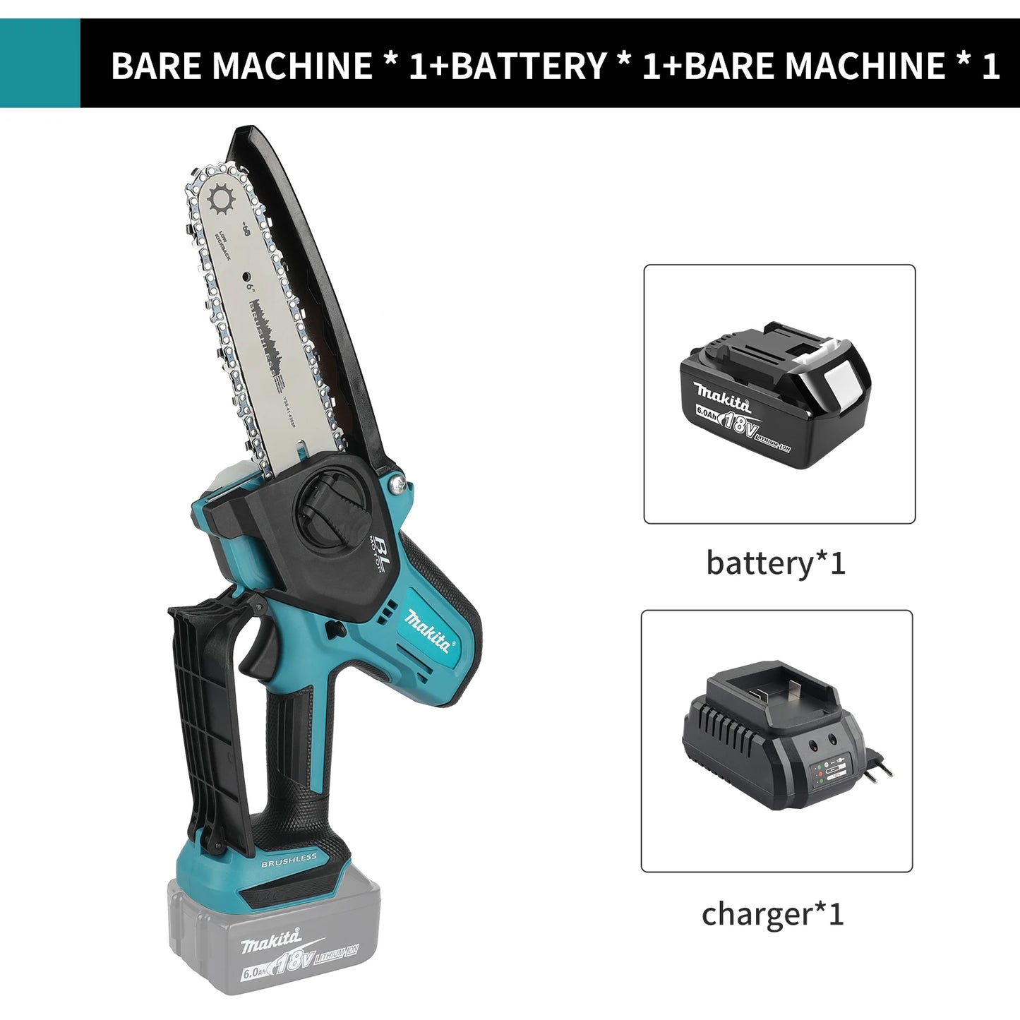 Makita 18V Cordless 6 inch Chainsaw