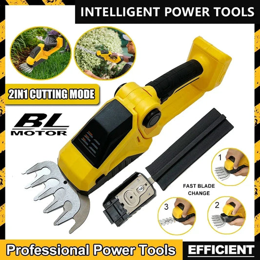 2 IN 1 Cordless Hedge Trimmer for DeWalt 20V Battery