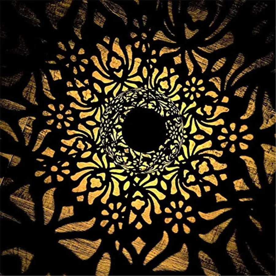 Solar Powered Pattern Lighted Ornaments