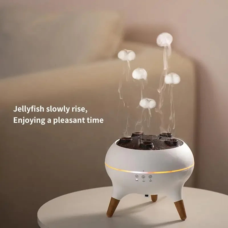 Jellyfish Air Humidifier 250ml Essential Oil Diffuser w/Remote Control 7 Colorful Night Lights