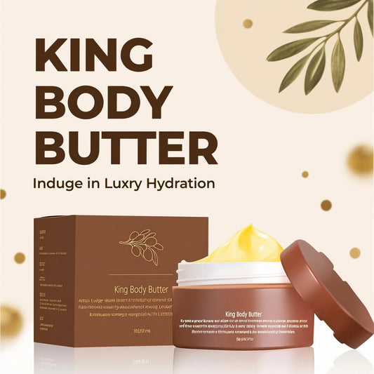 King Body Butter with Shea Butter & Jojoba Oil