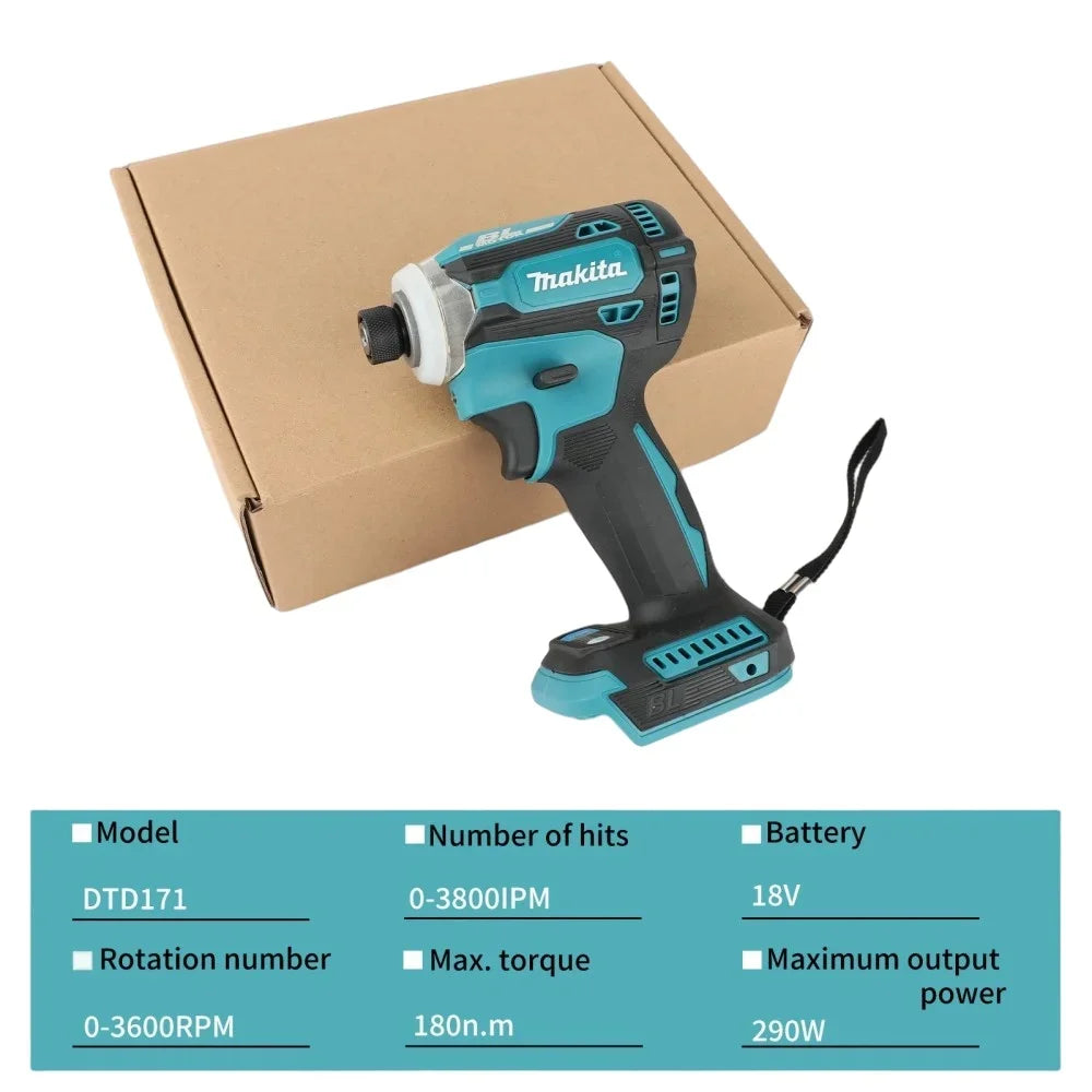 Makita DTD171 Brushless Impact Driver: Cordless Power Tools, 18V