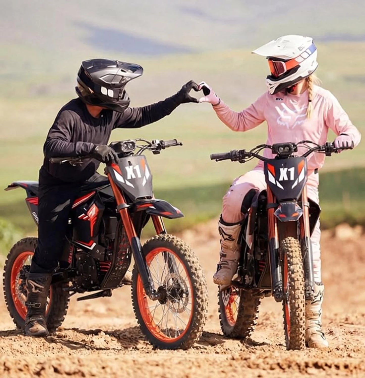 Electric Dirt Bike for Adults Teens 4500W Peak 60V 28.8Ah Battery Up to 60 Miles 50MPH Electric Motorcycle 14"/12" Fat Tire Mountain Off Road E-Bike