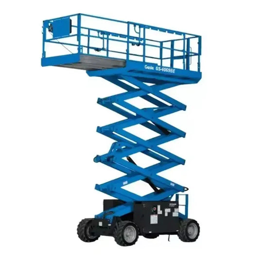 Rough Terrain Electric Diesel Hydraulic Manned Elevator Driven Self-propelled Scissor Lift