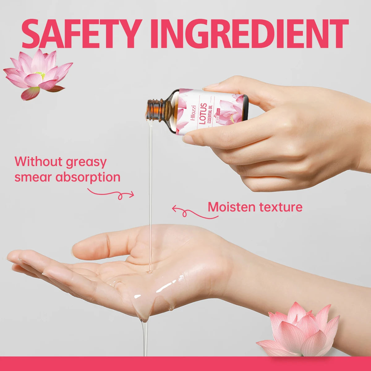 Lotus Essential Oil - Moisturizing, Hydrating Deep Treatment Oil