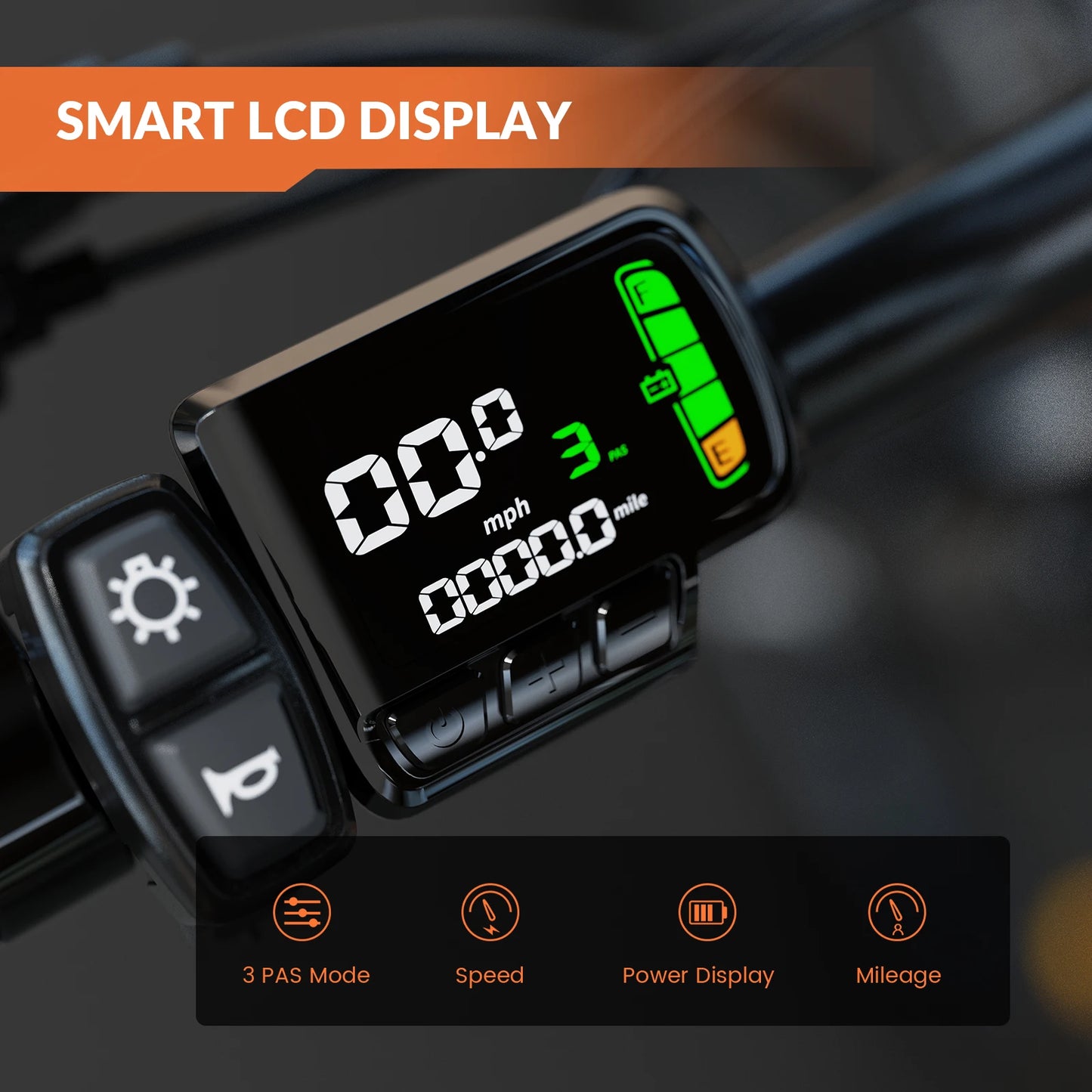 5TH WHEEL AB17 Electric Bike, 700W Peak Motor, 23 Mph Max Speed