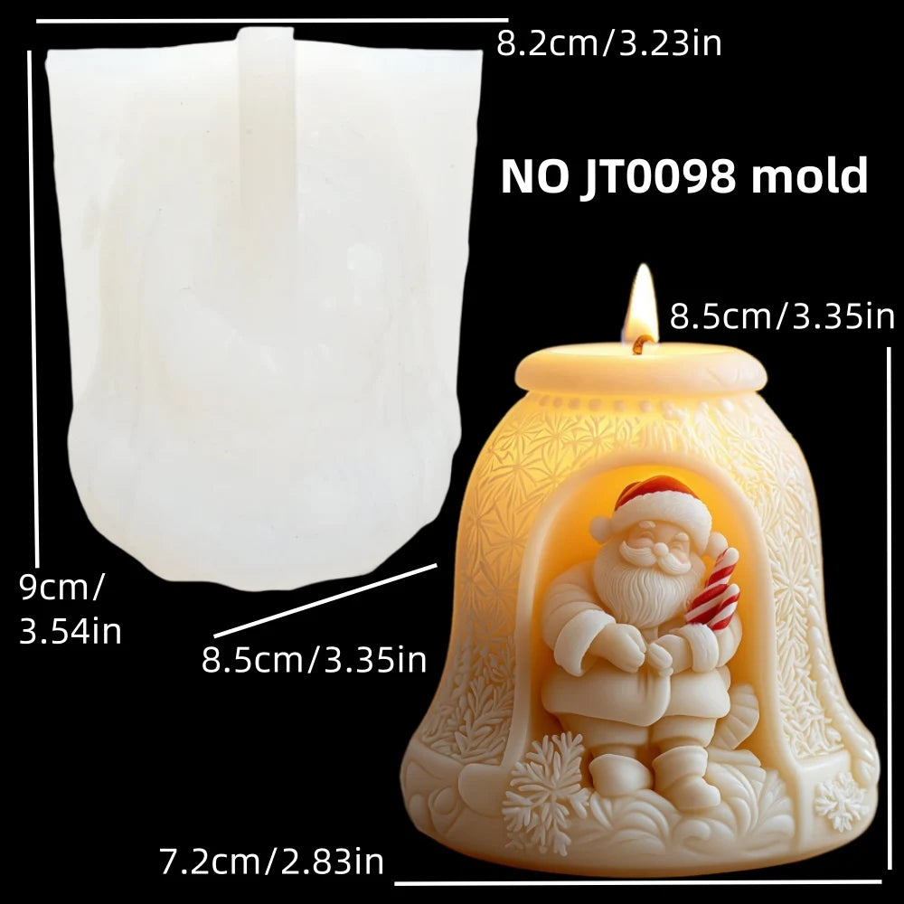 Christmas House Fragrance Candle Silicone Mold