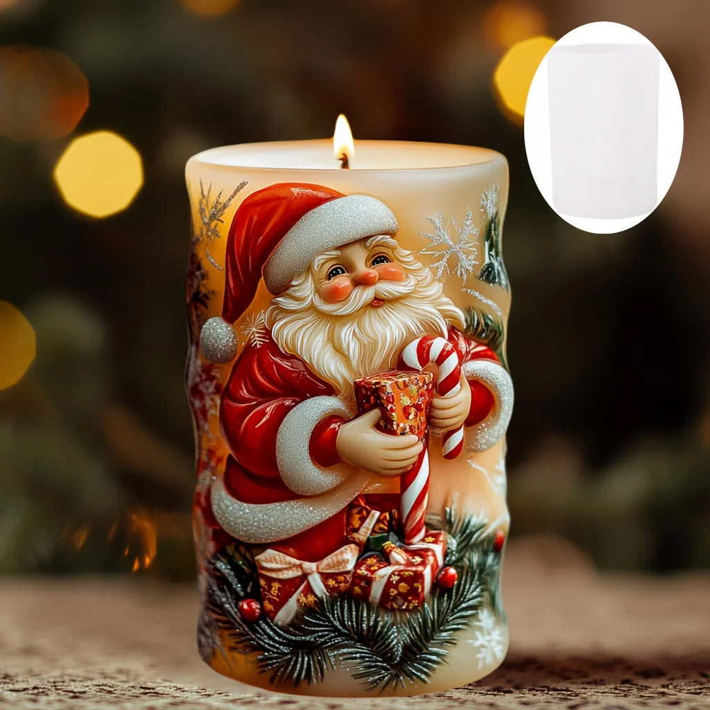 Christmas House Fragrance Candle Silicone Mold
