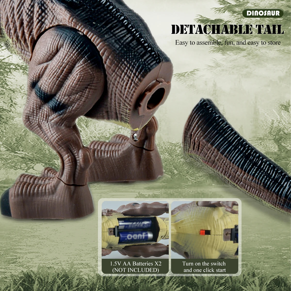 Remote Control Dinosaur Simulated Tyrannosaurus Rex Dinosaur Electronic Walking Robot