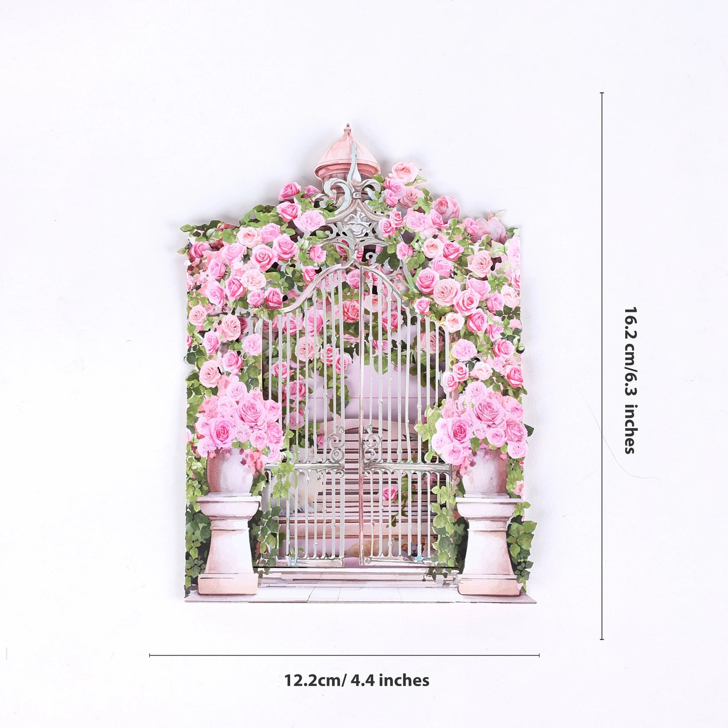 Garden pop-up greeting card,