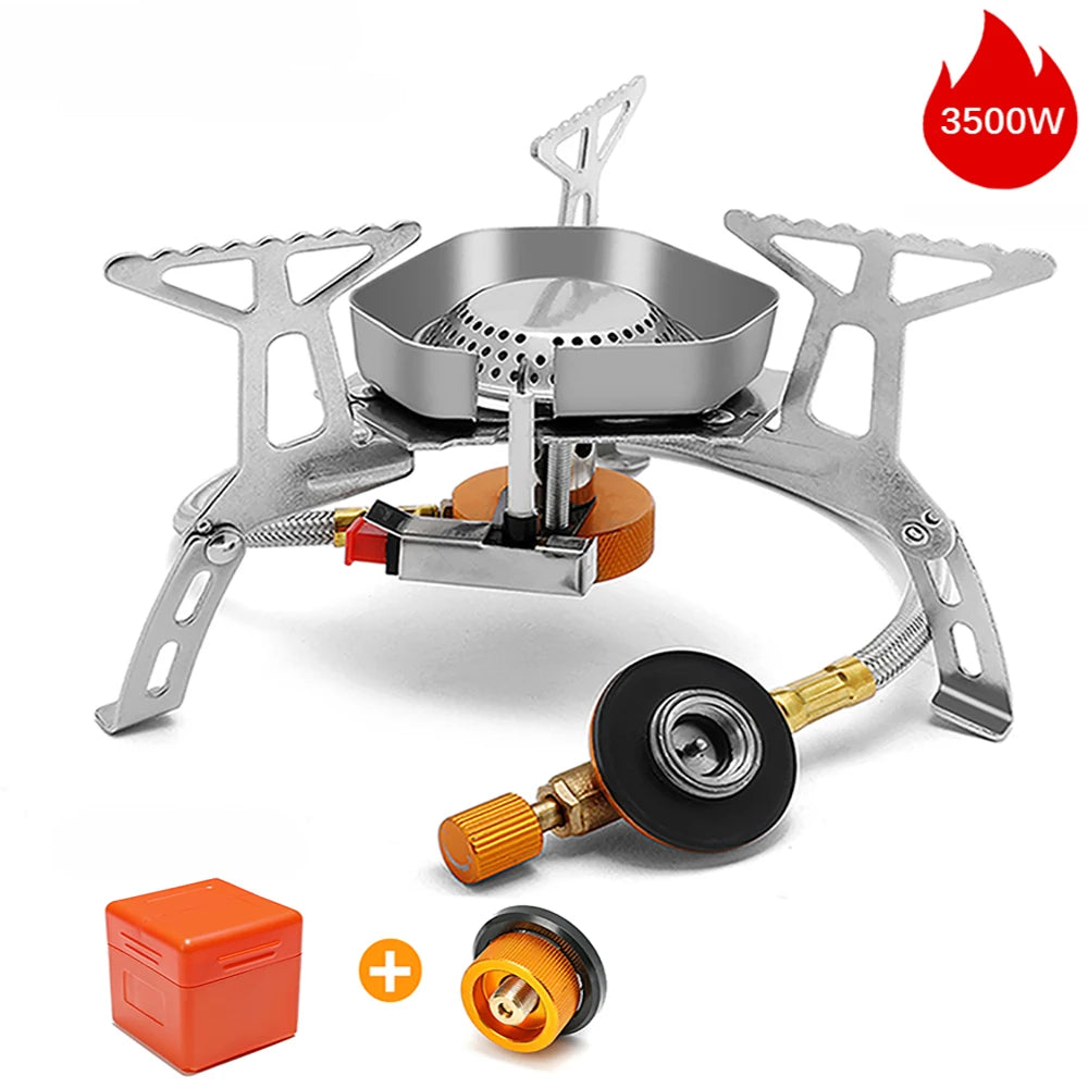 Outdoor Camping Portable Windproof outdoor Head Stove Portable Burner 5800W