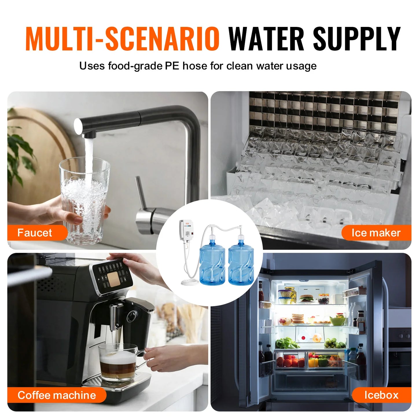 2x5Gal Bottled Water Dispenser Pump System