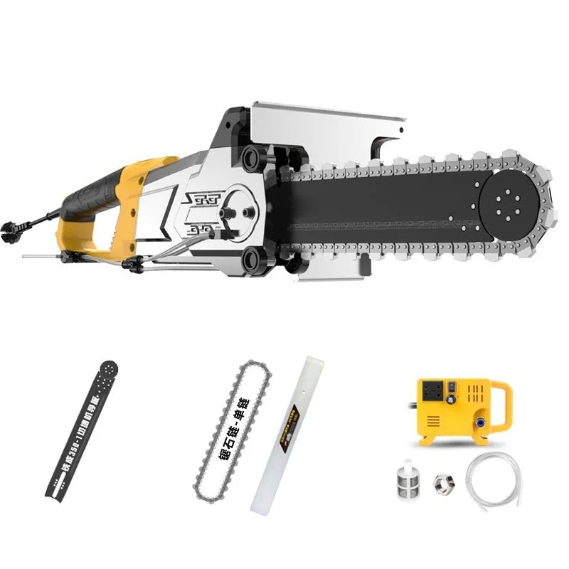 QiazzMulti-Function Concrete Wall Puncher Door Cutting Electric Chain Cutting Saw Brushless Diamond Stone Cutting Machine