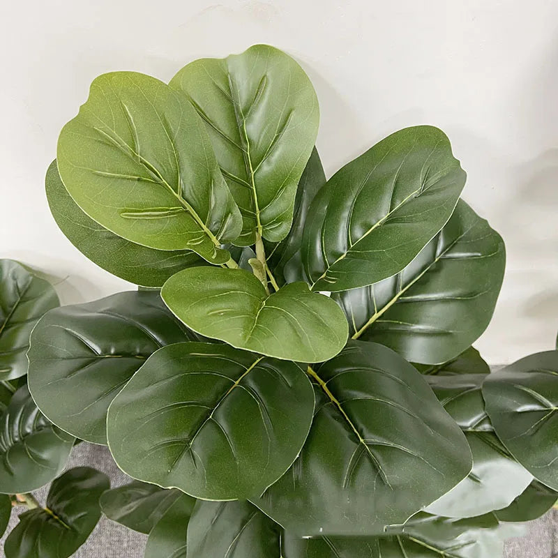 59in Large Artificial Ficus Tree Tropical Plants Green Palm Leafe's Big Monstera Tree Branch