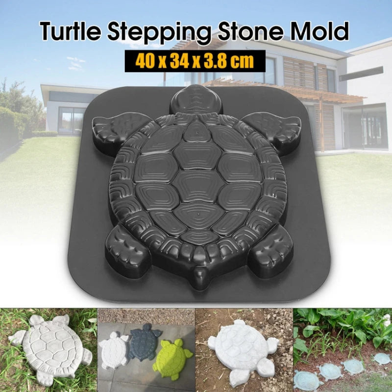 Garden Mold Walk Pavement Reusable DIY Manually Paving Cement Brick Stone Road Concrete Molds Manually Paving Garden Decoration