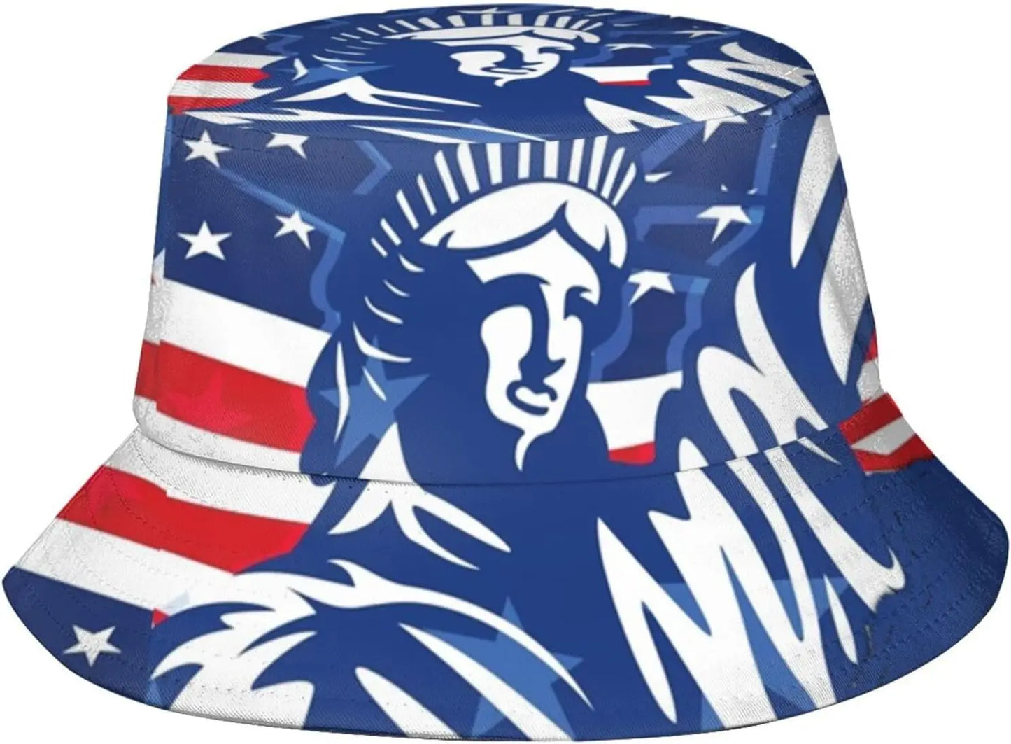 American Flag Fisherman Hat Independence Day 4th of July Sun Hat