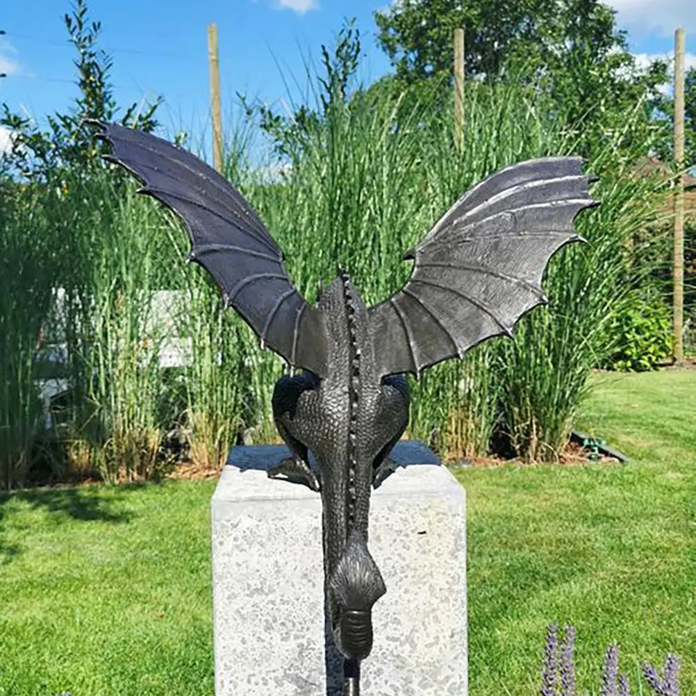 Dragon Water Fountain Sculpture for Home Garden Decoration