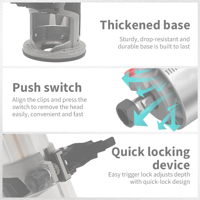 Brushless Trimmer Cordless Electric Router