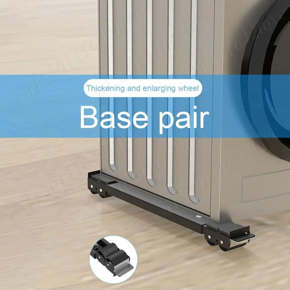Extendable Washing Machine Stand Movable Refrigerator Raised Base Mobile Roller Bracket Wheel Bathroom Furniture Moving Roller