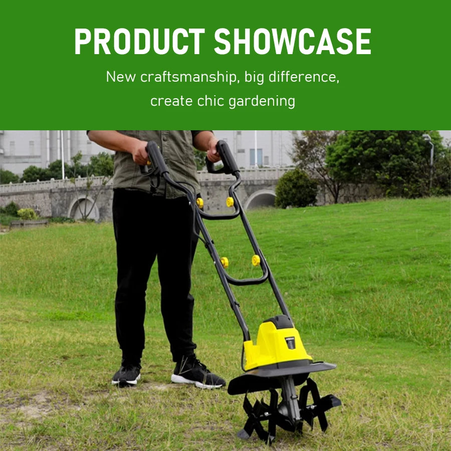Garden Tiller Electric Cultivator