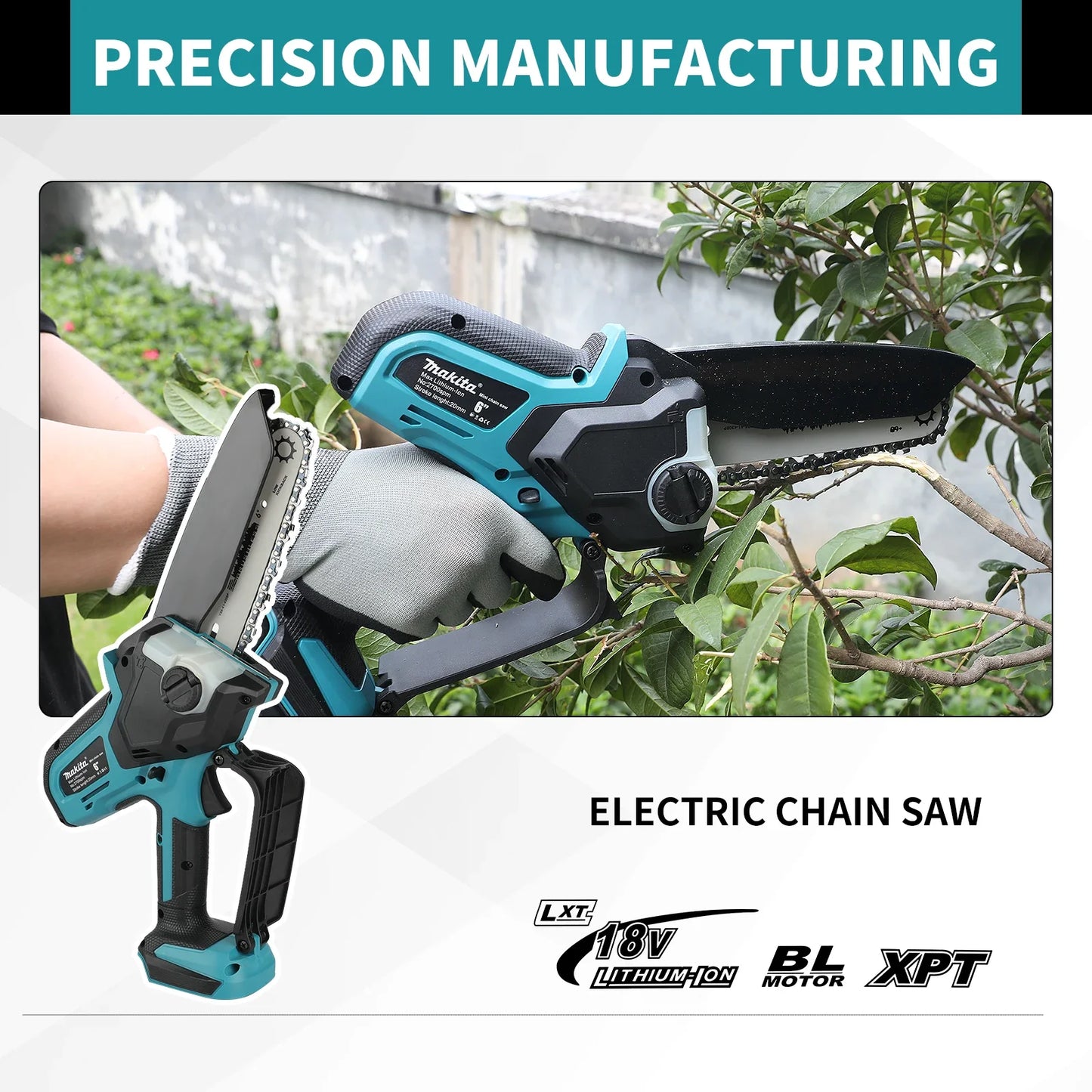 Makita 18V Cordless 6 inch Chainsaw