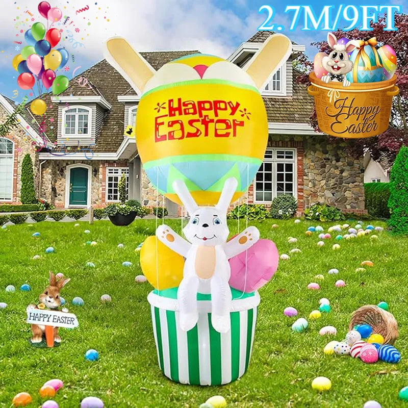 Christmas Decoration Inflatable  Snowman Built-in LED Lights Outdoor New Year Party Decor