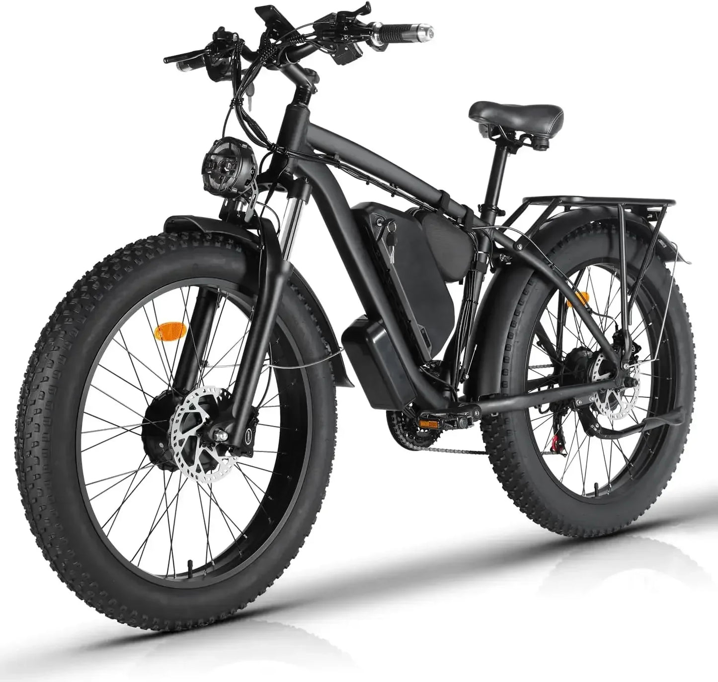 Adult 2000W Dual Motor 26 inch tire All terrain Hydraulic brake multi-function E-bike