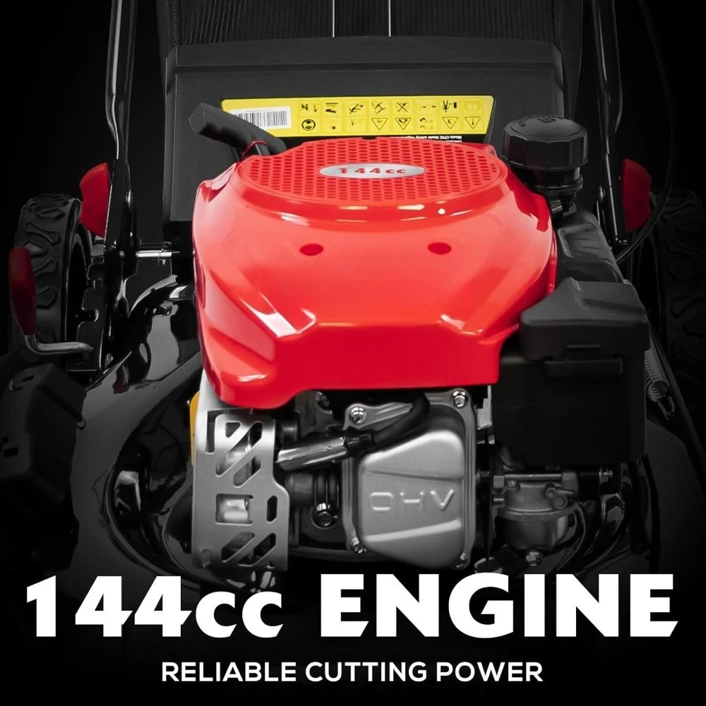 US Shipping Hot New 21 Inch 144cc 4-Cycle OHV Engine 3-in-1 Walk Behind Push Gas Lawn Mower
