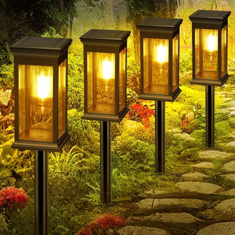 Outdoor Solar Powered Pathway and Garden Lights.