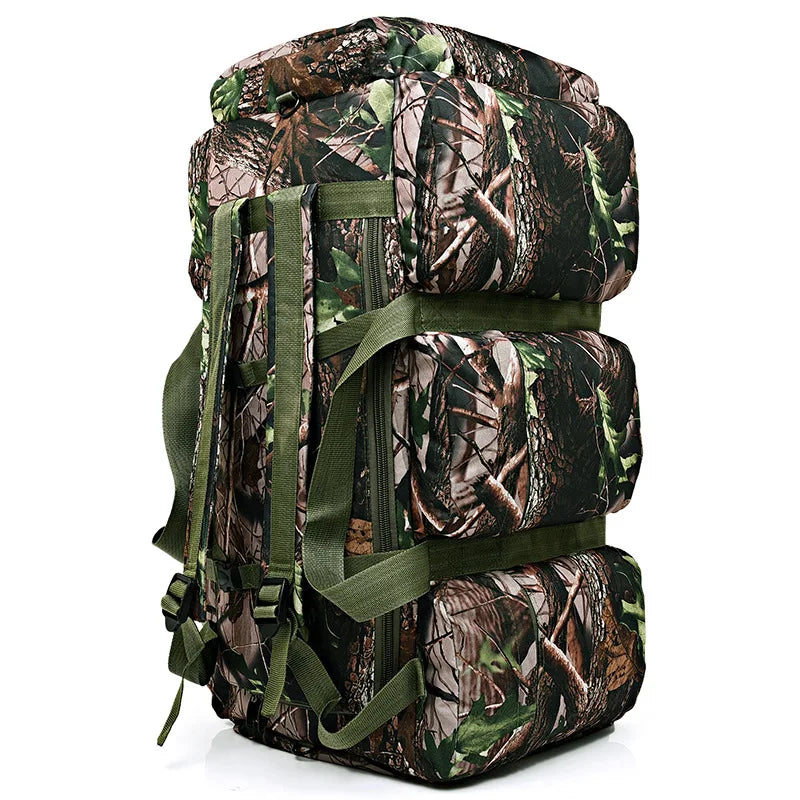 Outdoor 90L Men Tactical Luggage Bag Super Capacity Mountaineering Waterproof.