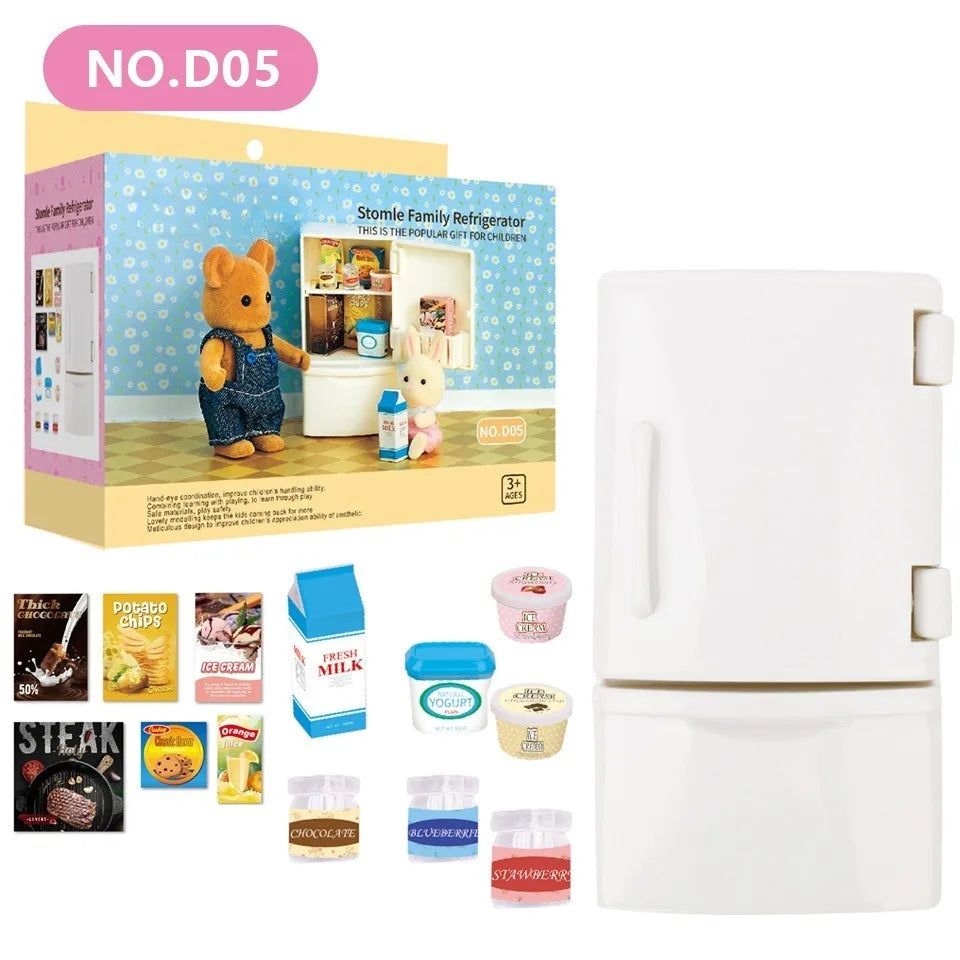 Dollhouse Furniture Set for Kid Toys Miniature Doll House Accessories