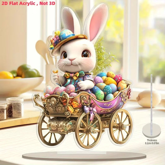 Easter Bunny Desktop Ornament Egg Celebration