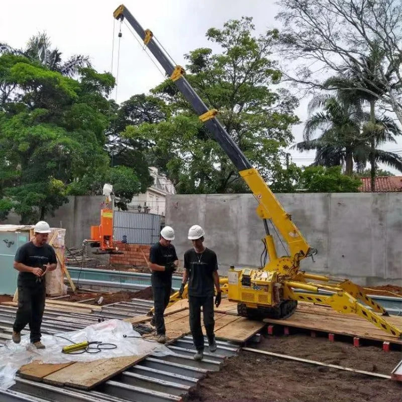 Spider Crane 360 Spin 8-20m 1.5t Mini Crane Towable Telescopic Boom Lift
