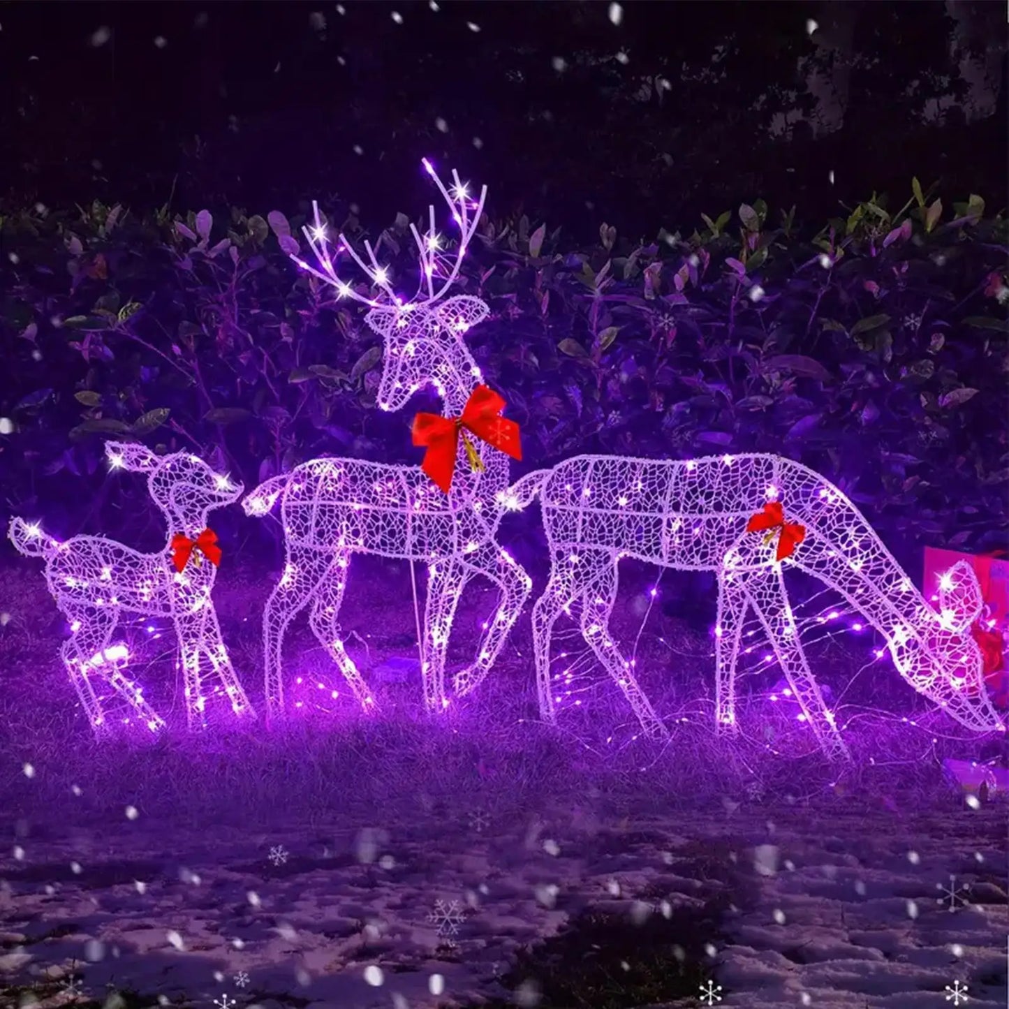 Lighted Deer Yard Decoration Waterproof Festive Decor Christmas Deer