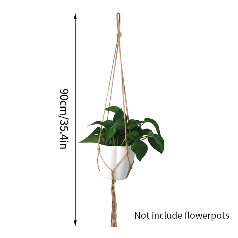 Plant Hanging Basket Handmade Macrame