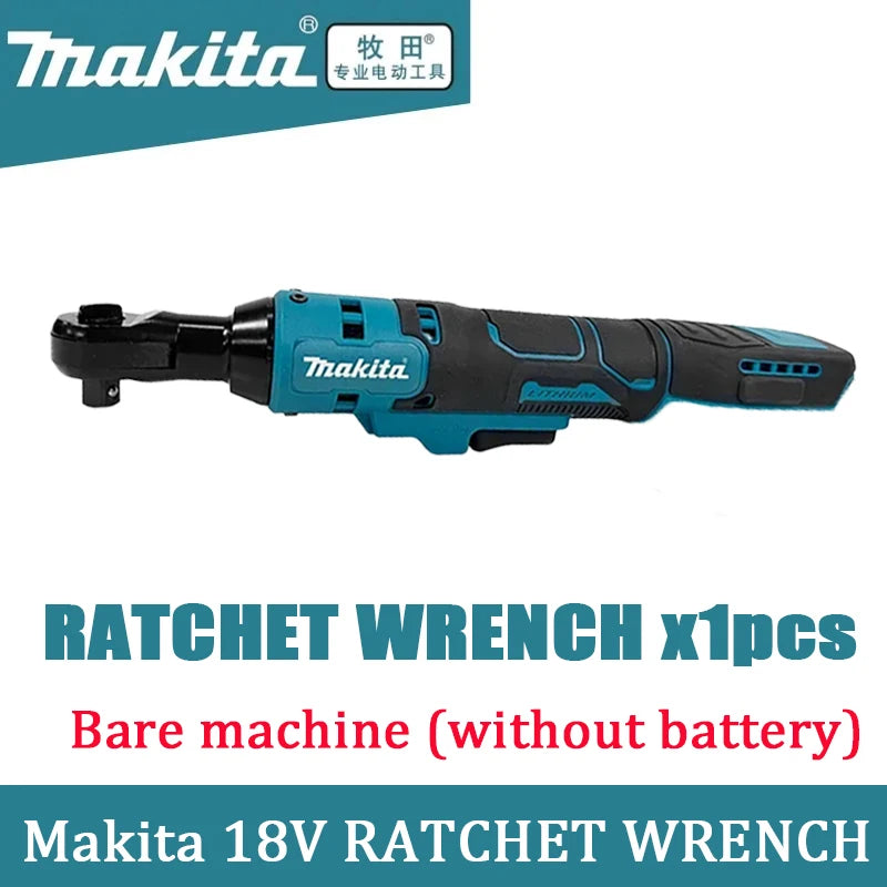 Makita 18V  Brushless Ratchet Right Angle 3/8 Wrench Cordless Variable Speed Power LED
