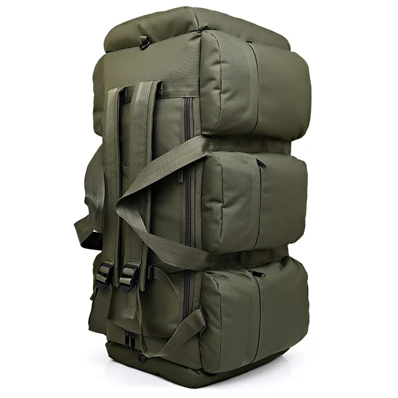 Outdoor 90L Men Tactical Luggage Bag Super Capacity Mountaineering Waterproof.