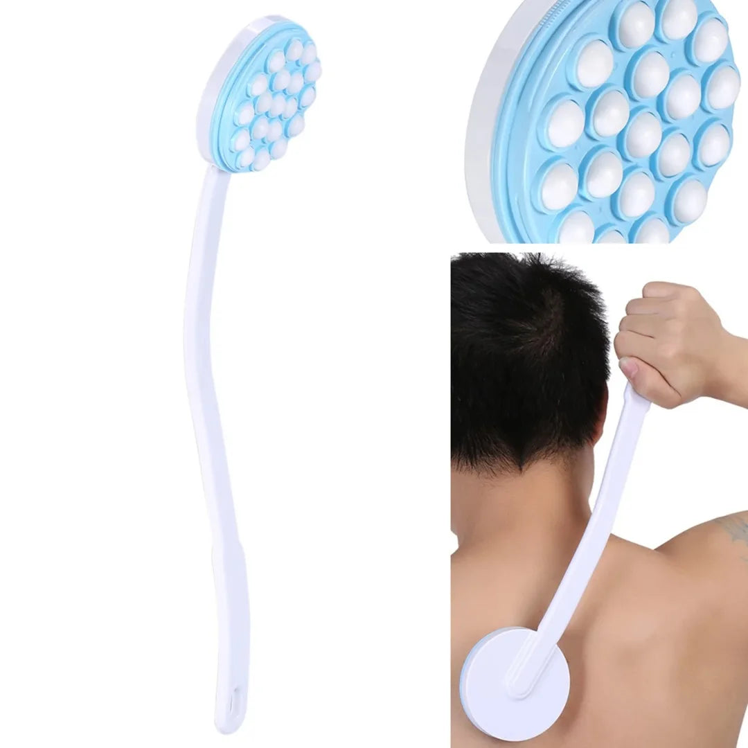 1pc Back Bath Massager Body Lotion Applicator