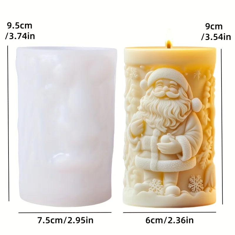 Christmas House Fragrance Candle Silicone Mold
